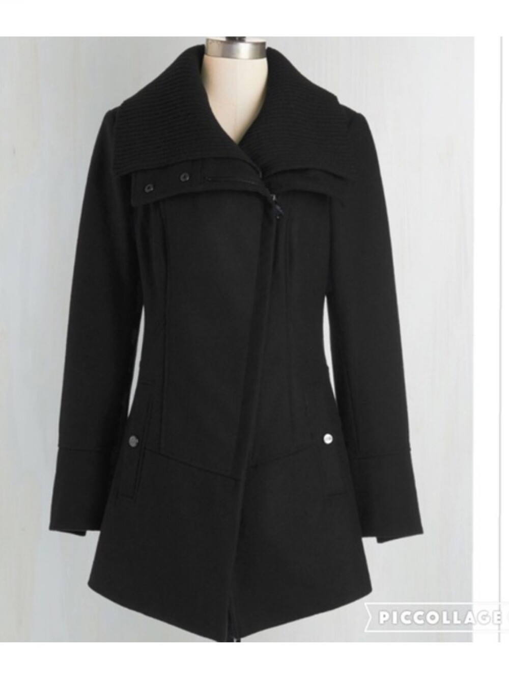 Steve Madden wool blend pea coat - Picture 3 of 15